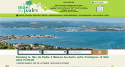 Desktop Screenshot of mas-du-padre.com